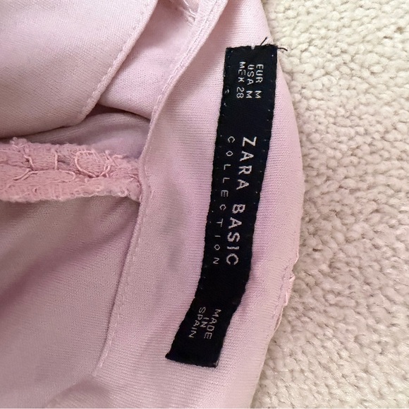 Zara Pink Lace Pencil Skirt - Picture 2 of 3